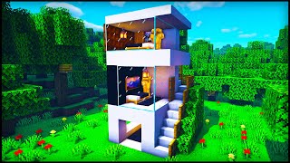 Minecraft: Small Modern House | How to build a Simple Modern House Tutorial