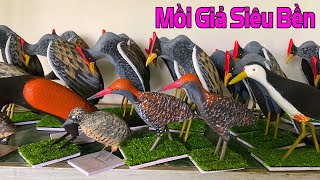 [ MẪU MỚI SIÊU BỀN ] Chim Mồi Giả Cúm Núm   Cút Um   Quốc, Chằng Nghịch,Bìm Bịp Cao Su Non Malaysia