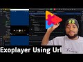 Play video from Url using Exoplayer, fullscreen implementation in android studio java