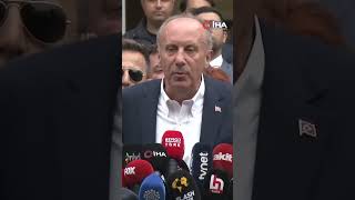 Memleket Partisi Genel Başkanı Muharrem İnce, adaylıktan çekildiğini açıkladı