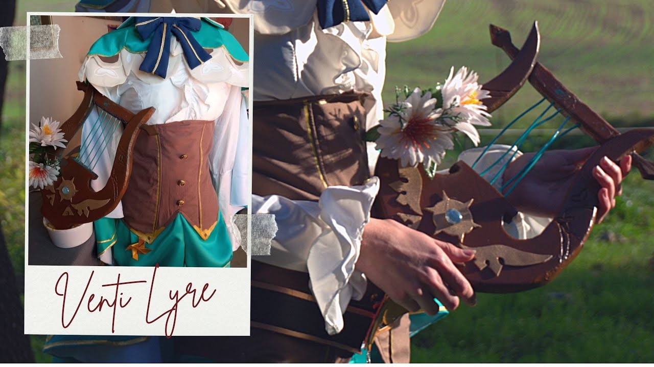 VENTI Lyre Cosplay Tutorial GENSHIN IMPACT DIY
