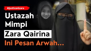 Download Lagu ZARA QAIRINA DATANG DALAM MIMPI USTAZAH - INI PESAN ARWAH #justiceforzara MP3 Download Lagu ZARA QAIRINA DATANG DALAM MIMPI USTAZAH - INI PESAN ARWAH #justiceforzara MP3