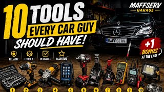 10 Essential Tools EVERY Car Guy Should Have! 🔧 (+1 BONUS Tool) Guide