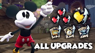 Epic Mickey Rebrushed - All Extra Health & Sketch Upgrade Locations