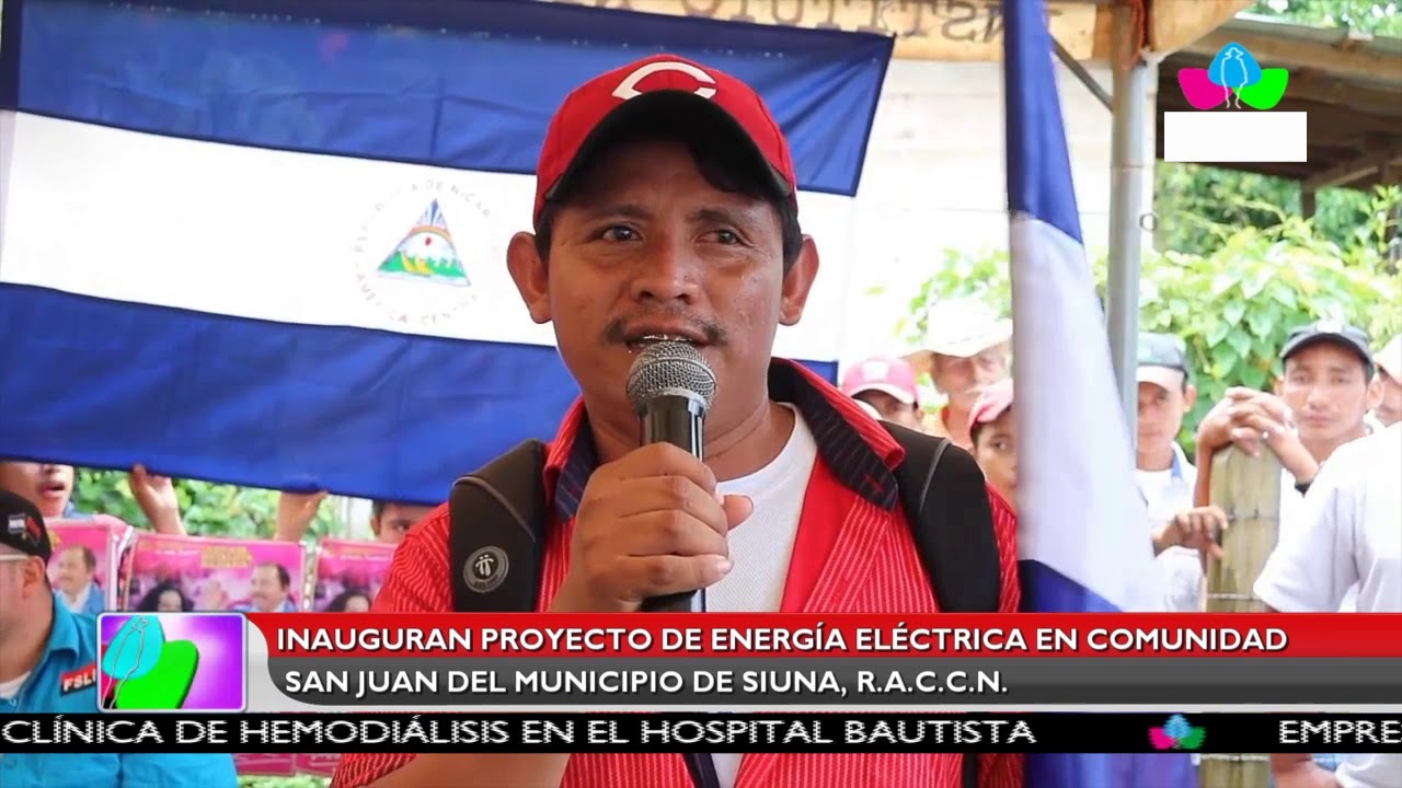 Multinoticias | Inauguran proyecto de energía eléctrica en San Juan, Siuna nicaragua national costume
