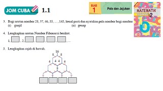 KSSM Matematik Tingkatan 2 Bab 1 pola dan jujukan jom cuba 1.1 no3 no4 no5 buku teks form2 KSSM Matematik Tingkatan 2 Bab 1 pola dan jujukan jom cuba 1.1 no3 no4 no5 buku teks form2