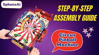Build Your Own Retro Circus Pinball! 🎪 DIY STEM Wooden Kit (Ages 8+)