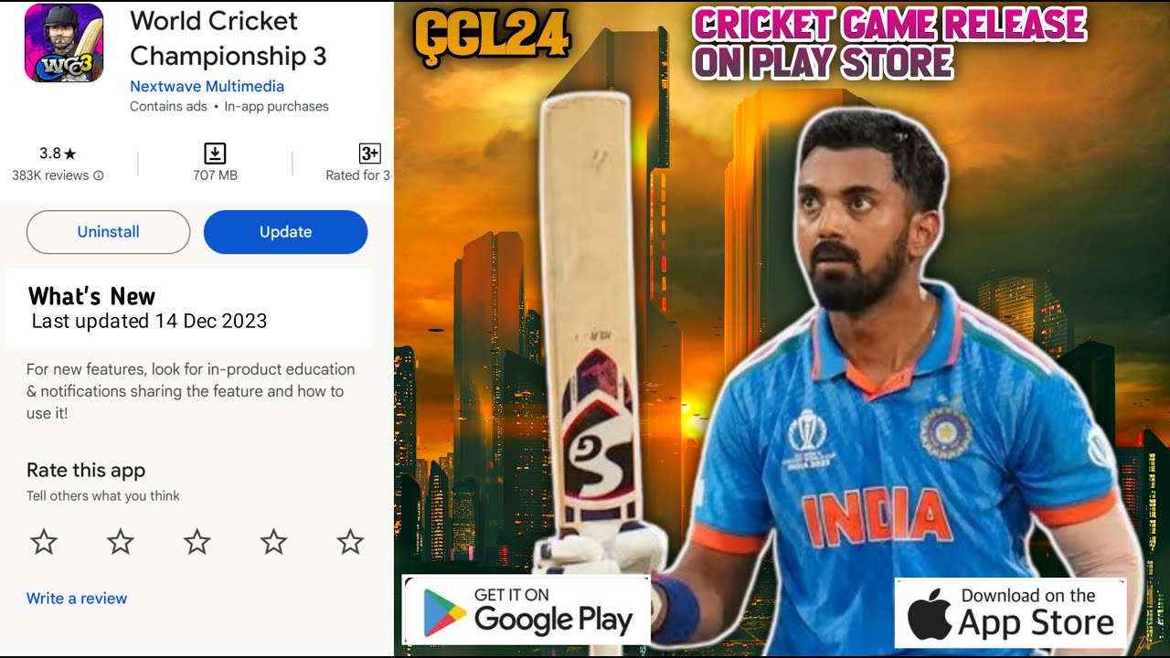 Wcc3 New Update | Full Review | Çcl24 Release On Play Store | Full Information