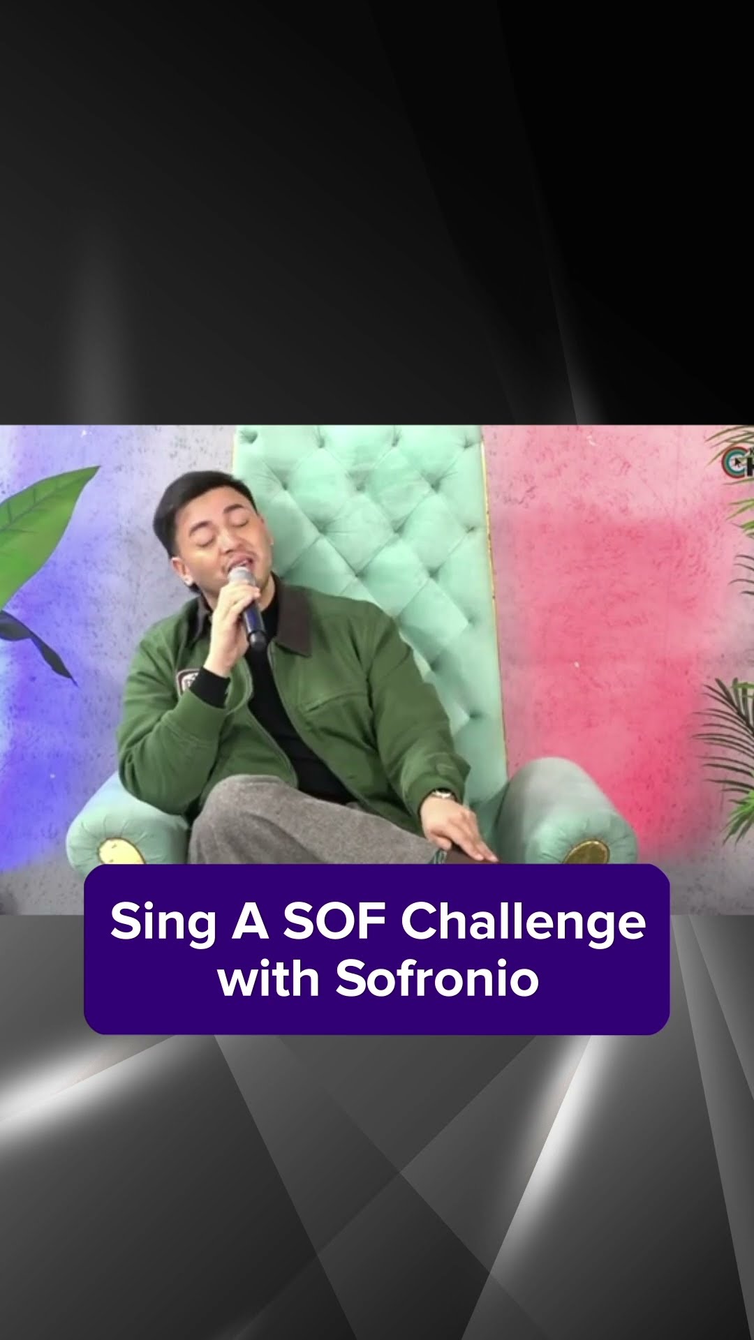 Sing A Song Challenge with Sofronio Vasquez | Kapamilya Shorts
