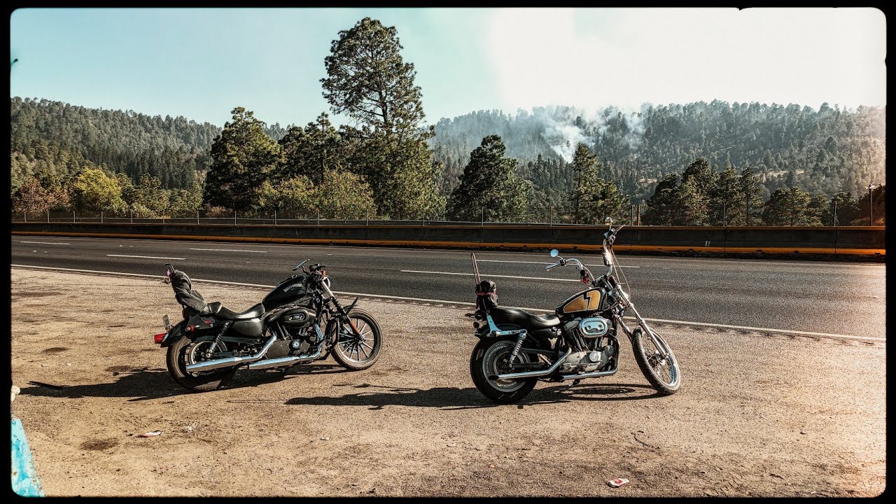 Rode a Huamantla con los 1200 sentimientos cúbicos en mi Harley Davidson y un seguidor de Instagram!