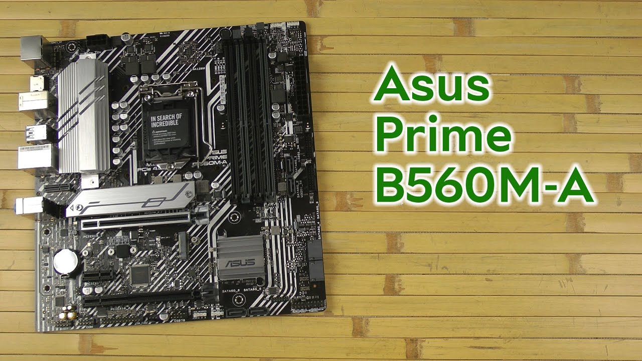 Материнская плата Asus Prime B560M-A (s1200, Intel B560, PCI-Ex16