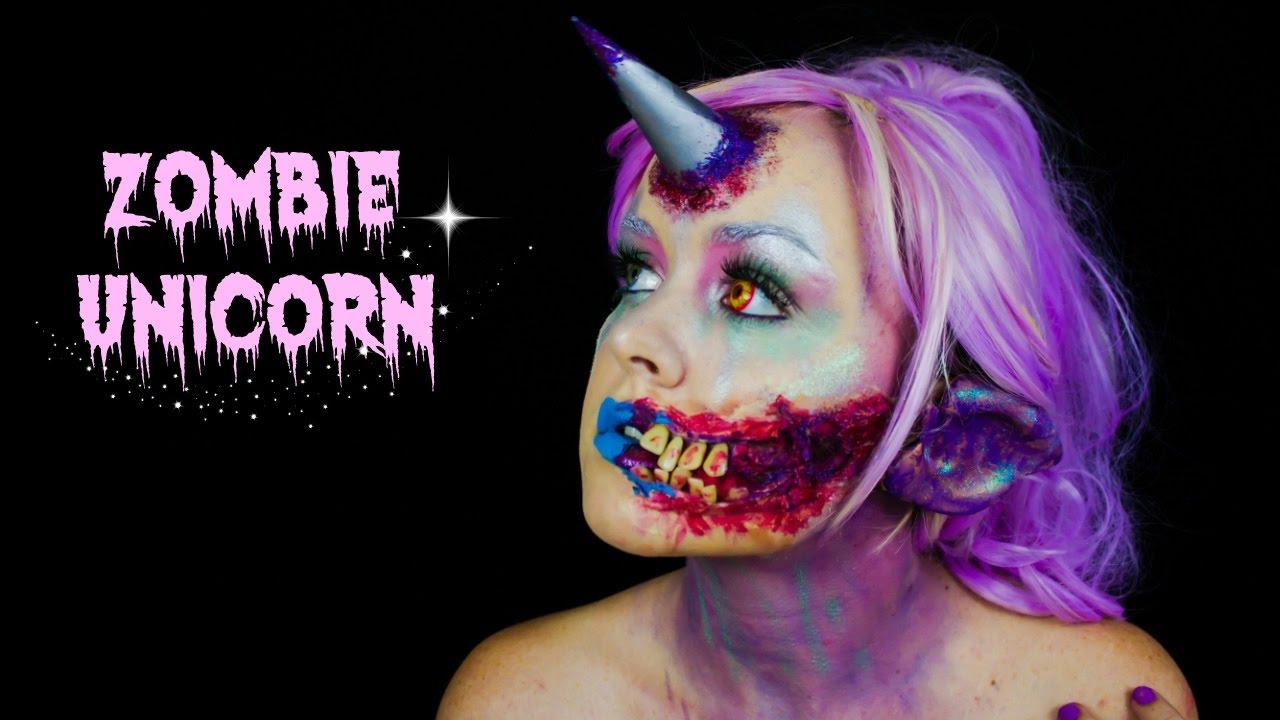 Halloween Makeup, Zombie Makeup, Unicorn Makeup, Fantasy Makeup, cosmetic.....