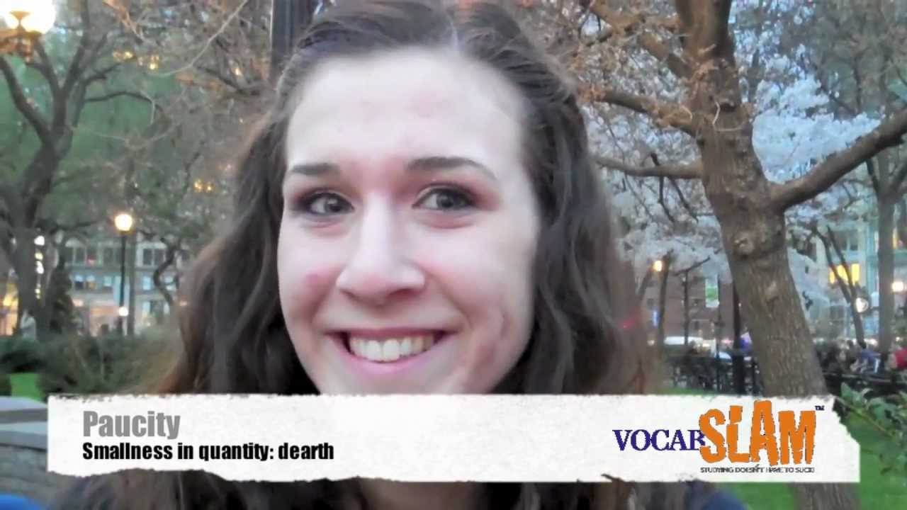 How to use PAUCITY in a sentence 3 YouTube