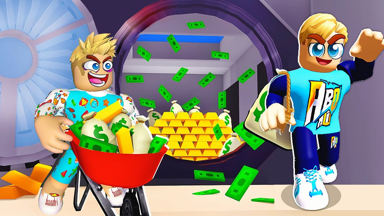 فيلم روبلوكس : سرقنا ذهب وجواهر واصبحنا اغنياء 👑⚱️ ( انضمينا لفريق الحراميه 😂 ) مهمه سريه🔥!!