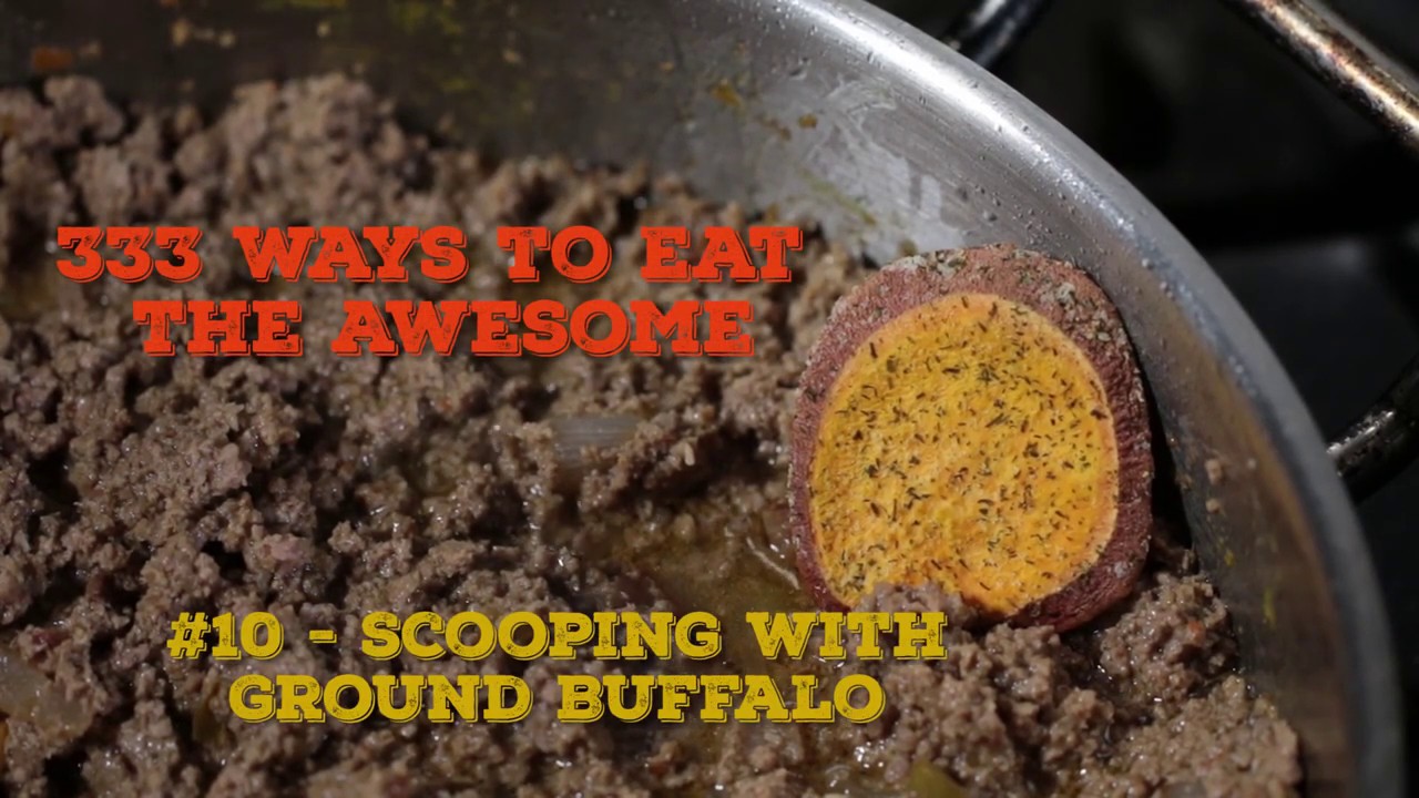 No. 10 - Scooping Ground Buffalo Paleo Meal - YouTube