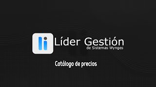 Catalog - Billing Software for Businesses/SMEs - Líder Gestión screenshot 3