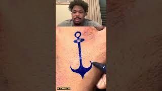 Drawing a Hand Tattoo