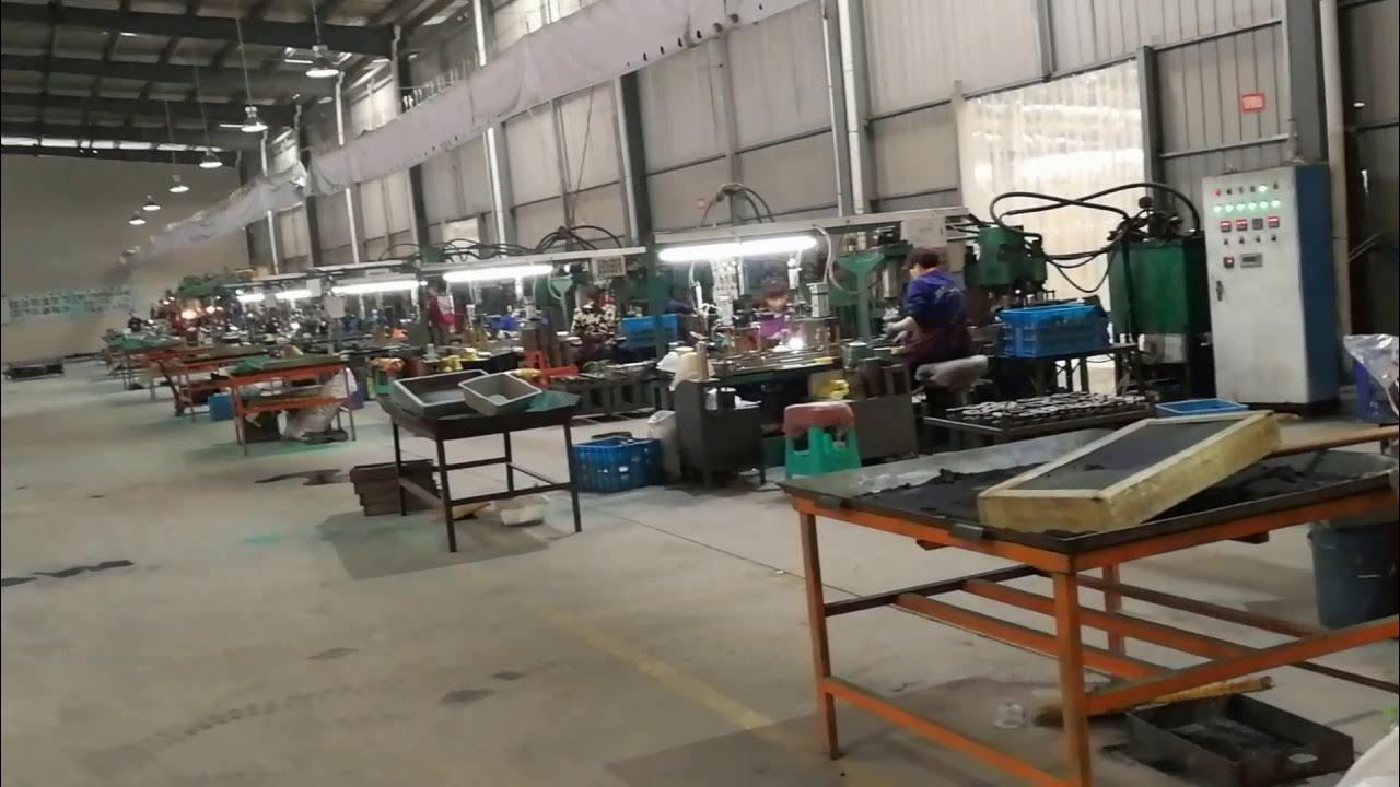 production line of cutting wheel and grinding disc - YouTube