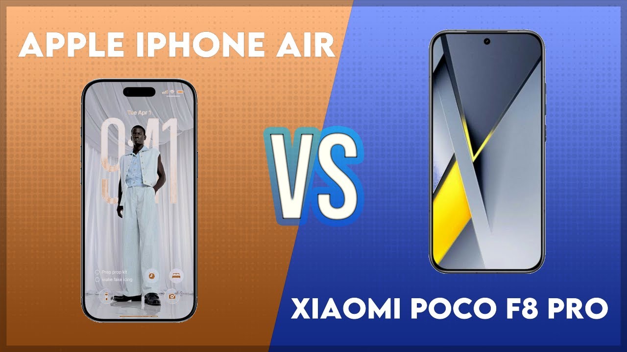 Apple iPhone Air vs Xiaomi Poco F8 Pro Technical Comparison