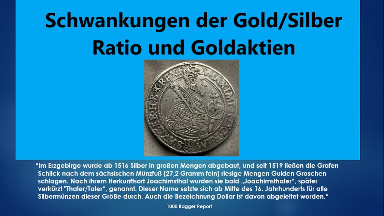 Silber | Gold  - Schwankung der Gold/Silber Ratio und Goldaktien