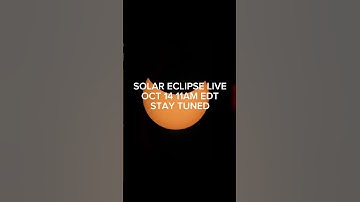 Tune in Oct 14 2024 to ScottCAstrophotography LIVE to watch the solar eclipse up close and personal