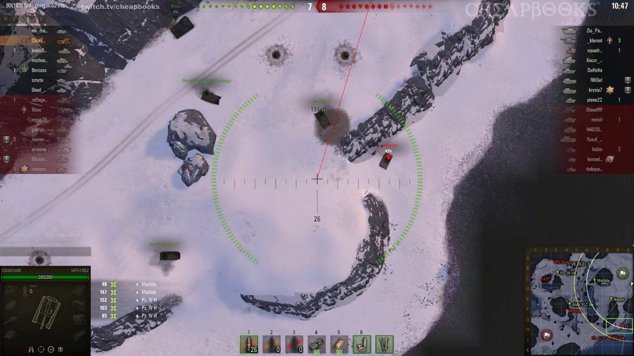 World of Tanks - SPG Gameplay