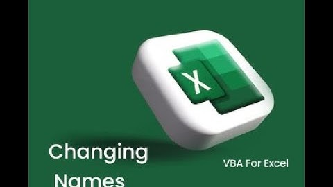 #10 Cambiar el nombre de las hojas con vba Excel