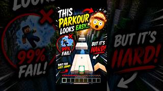 Can You Beat This IMPOSSIBLE Minecraft Parkour? 😱 (99% Fail)#minecraft