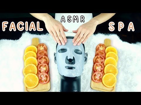 ASMR ไทย สปาหน้า มาร์คหน้า นวดหน้า ฟังแล้วหลับตา สบายๆ 🌸Relaxing ASMR Spa Facial Therapy and Massage