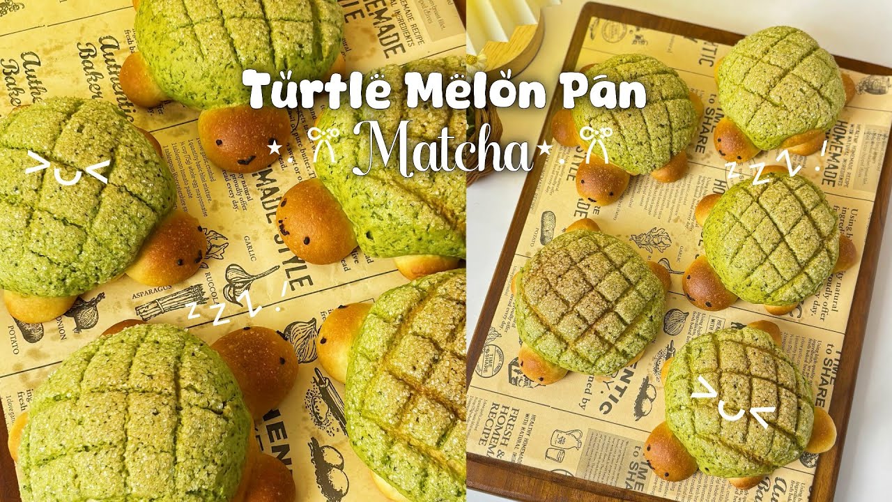 Auto Viral Kalau Dijual! Resep Turtle Melon Pan Bread Lembut & Lucu! 