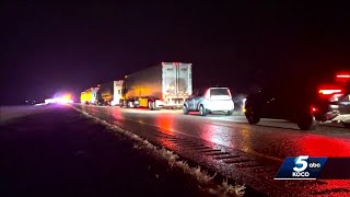 OHP gives update on road conditions after third wave of ice hits Oklahoma