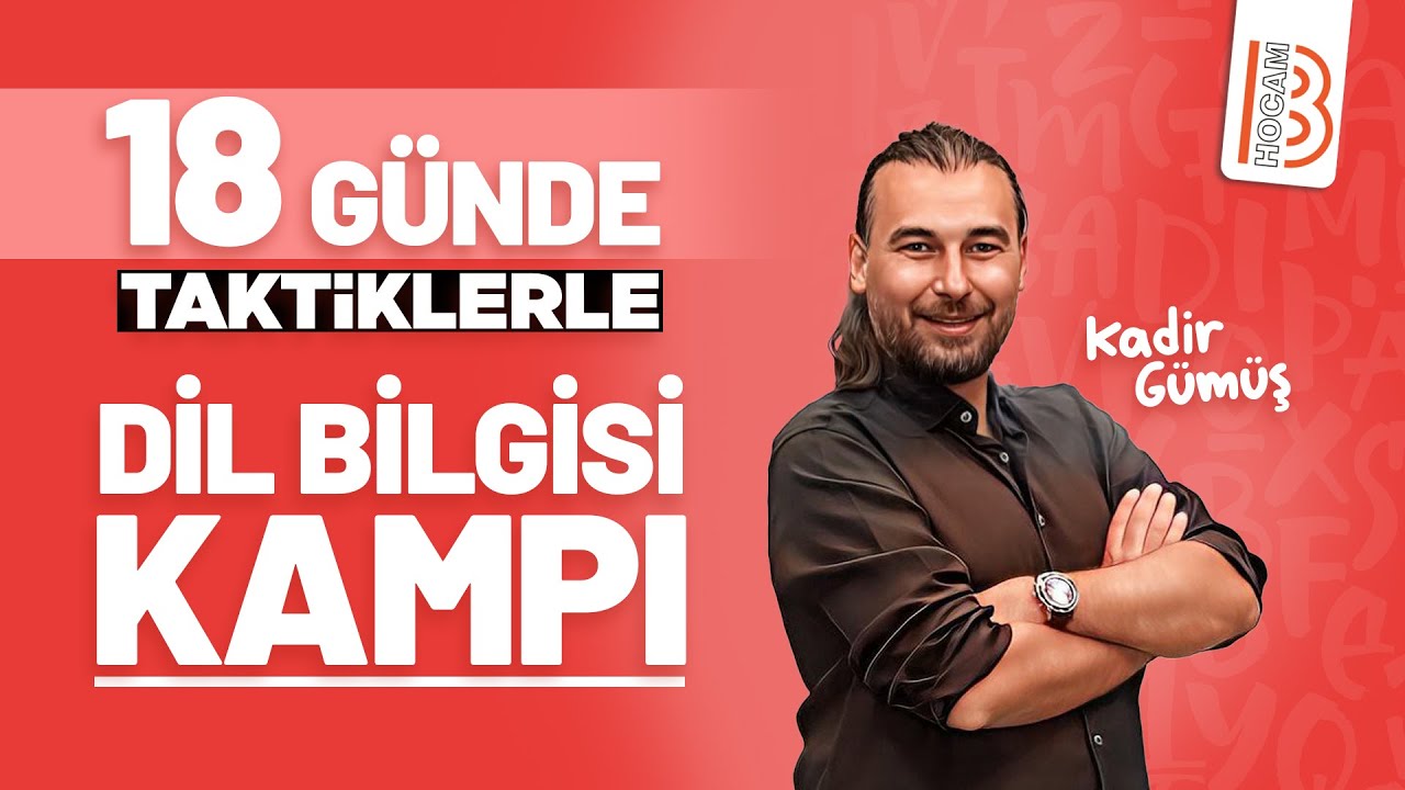 8.Gün - Taktiklerle Dil Bilgisi - Edat (İlgeç) - Bağlaç - Ünlem - Kadir Gümüş - 2024
