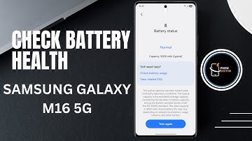 How to Check Battery Health on Samsung Galaxy M16 5G | Easy Battery Condition Test!