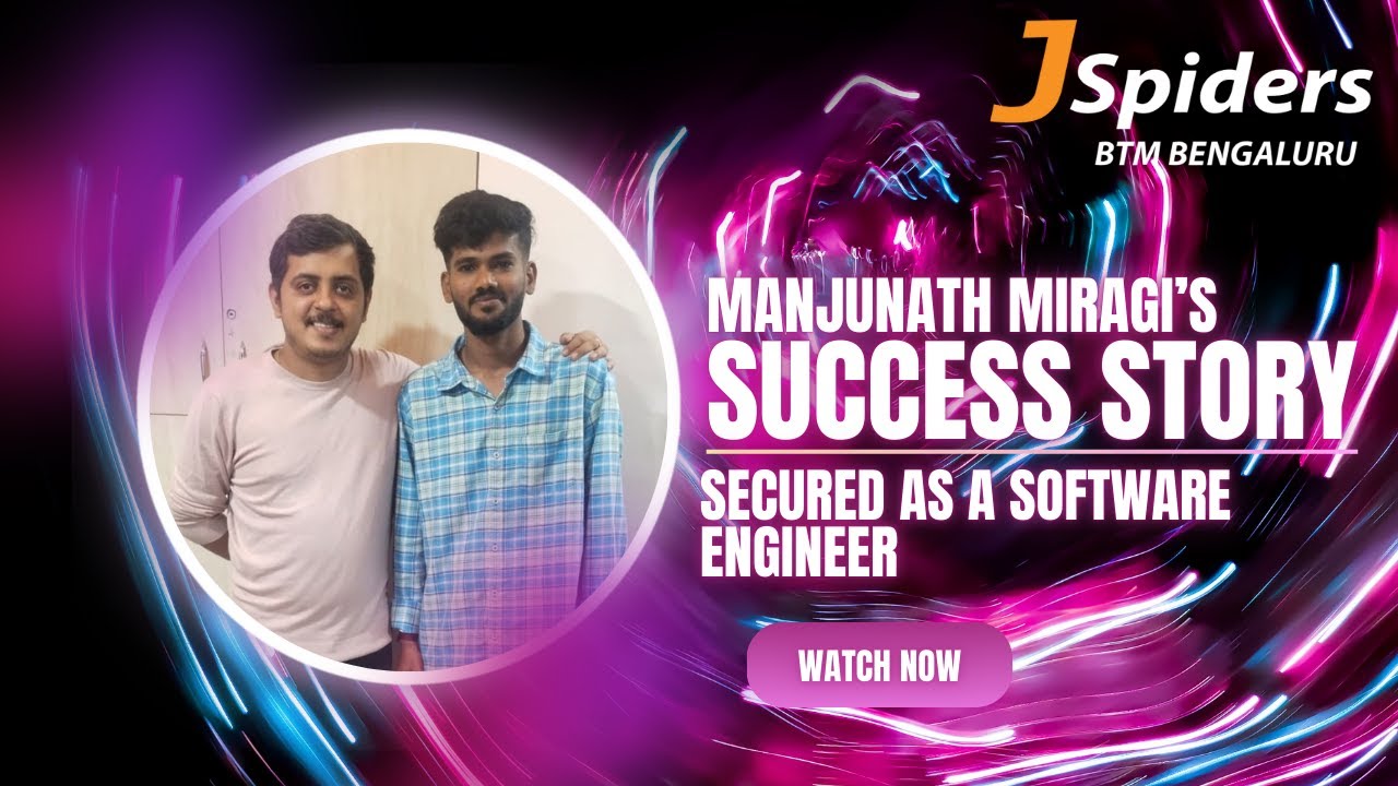 Manjunath Miragi’s Success Story Secured as a Software Engineer - YouTube