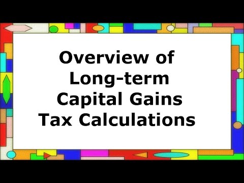 How US federal long-term capital gains taxes are calculated (Part 1 of 2)