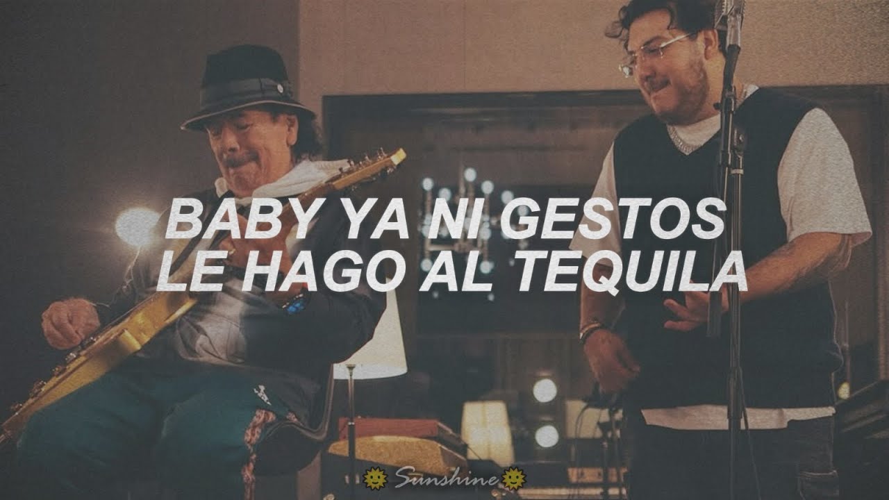 Santana, Grupo Frontera - Me Retiro (Letra/Lyrics)