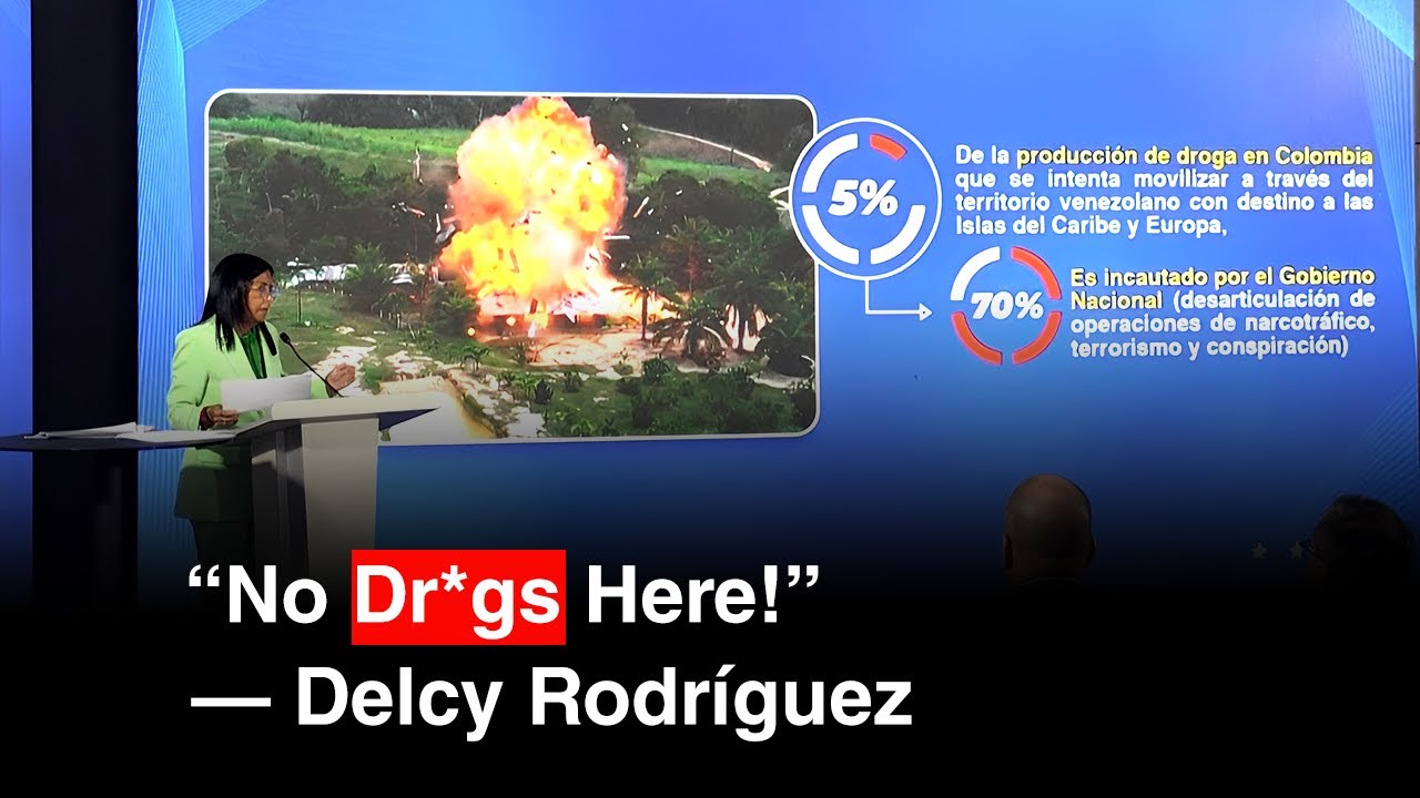 BREAKING NEWS: Delcy Rodríguez Denounces Cartel Allegations, Challenges Trump’s W*rships Threat
