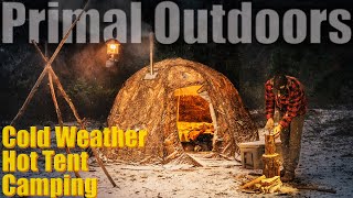 Cold Weather Hot Tent Camping by Primal Outdoors - Camping and Overlanding 22,525 views 5 months ago 21 minutes