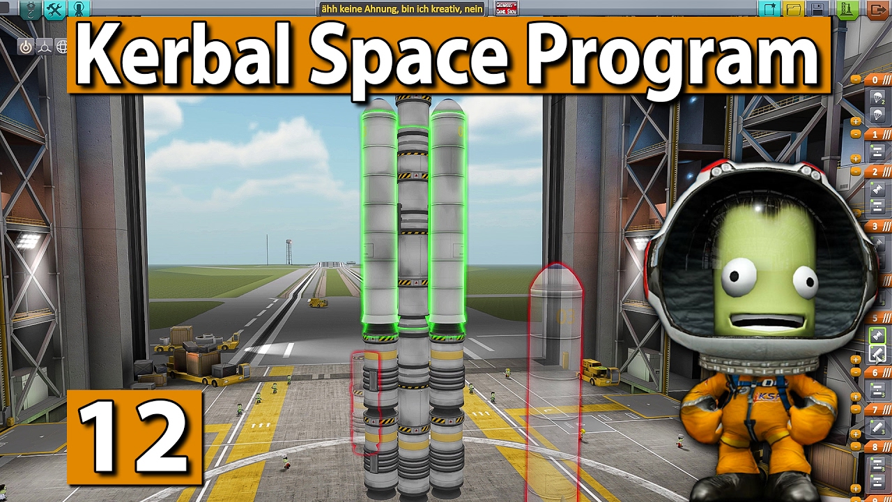 KERBAL SPACE | Rakentenumbau ► #12 Der Raumfahrt Simulator deutsch german gaming logo