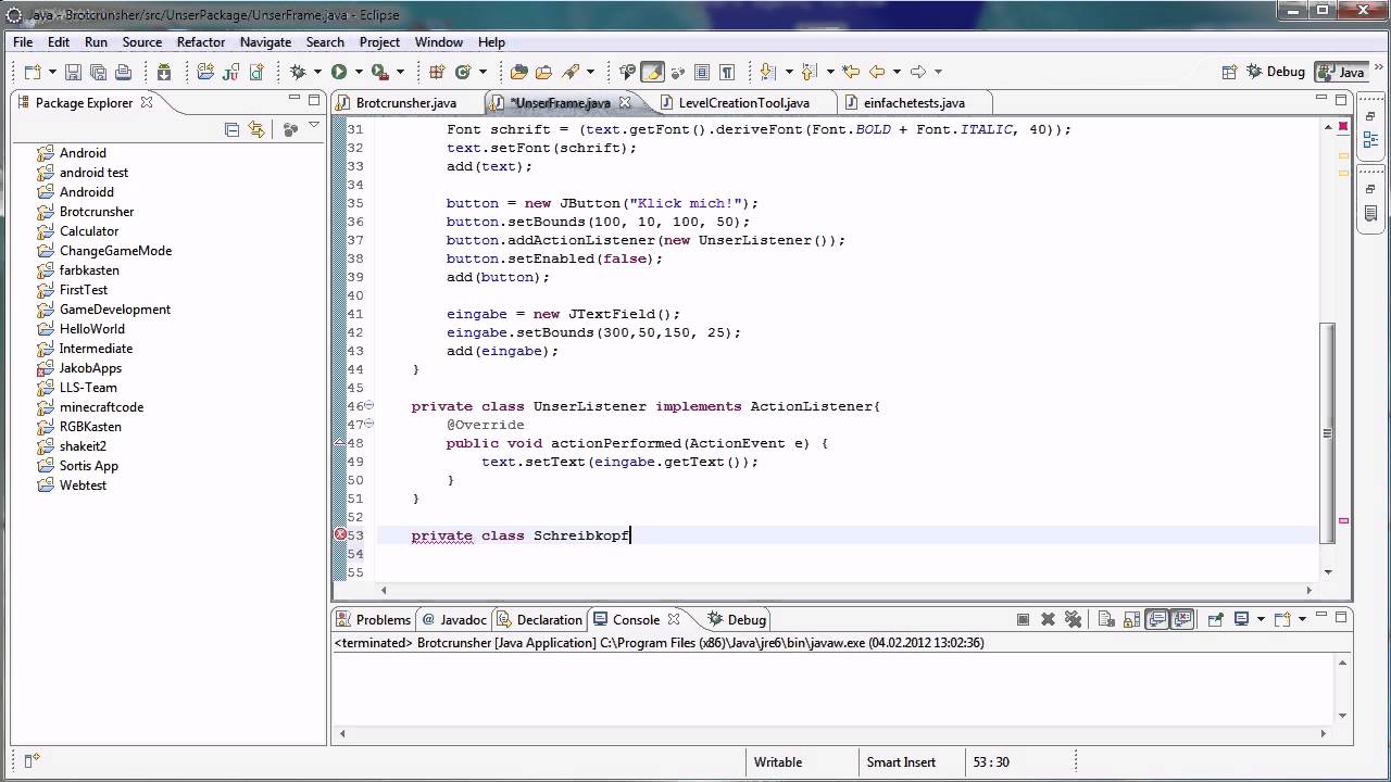 Java Tutorial 72 - CaretListener - YouTube