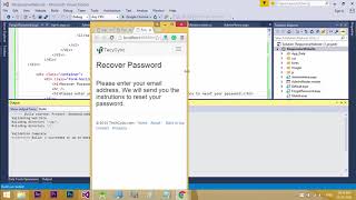 Responsive Website   ASP  NET   Bootstrap   Part 12   Forgot Password   Form Designing