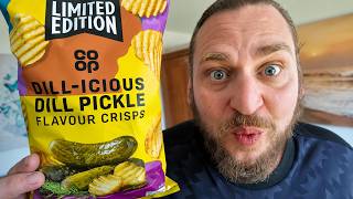 Trying Limited Edition Dill Pickle Crisps From Co-op