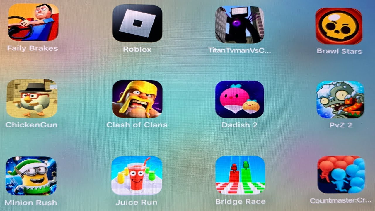 Faily Brakes,Roblox,Brawl Stars,Chicken Gun,Plants vs Zombies 2,Minion Rush,Juice Run,Bridge Race...