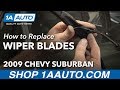 How to Install Replace Windshield Wiper Blades 2009 Chevy Suburban