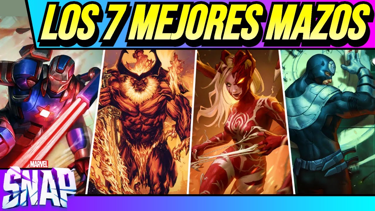 LOS 7 MEJORES MAZOS DE SNAP ACTUALMENTE // Marvel SNAP