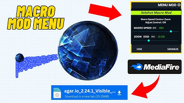 Agario New Macro Full Control Mod Menu + Xelahot and Custom Skins for iOS/Android