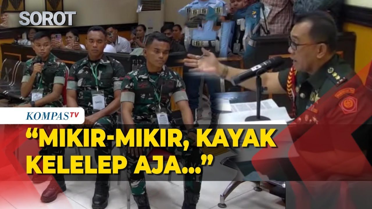 [FULL] Oditur Militer Cecar Saksi Nakes TNI di Sidang Kematian Prada Lucky: Mikir, Kayak Kelelep Aja