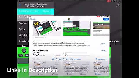 My Testimony - Praise Break (Christian Brown) Worship Backing Tracks App Preview
