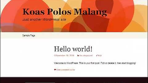 Tutorial membuat website toko online menggunakan wordpress di localhost dengan xammp