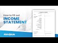 How to Fill Out Income Statement Online | PDFRun